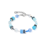 Bracciale GeoCUBE® Iconic acqua-blu