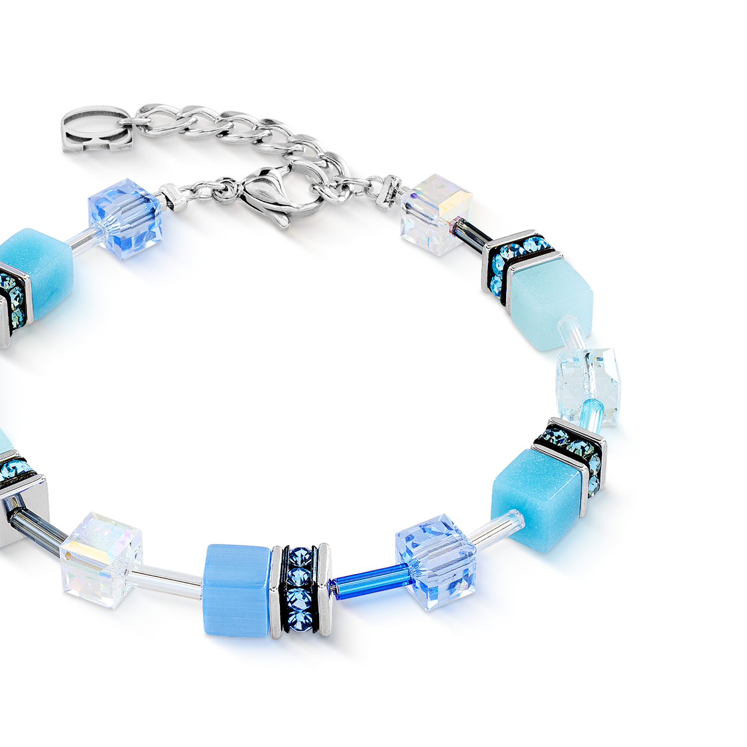 Bracciale GeoCUBE® Iconic acqua-blu