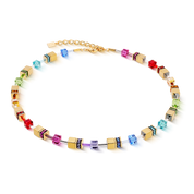 Collana GeoCUBE® Iconic Metallic rainbow oro