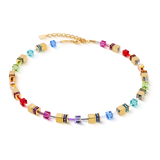 Collana GeoCUBE® Iconic Metallic rainbow oro