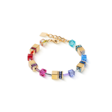 Bracciale GeoCUBE® Iconic Metallic rainbow-oro
