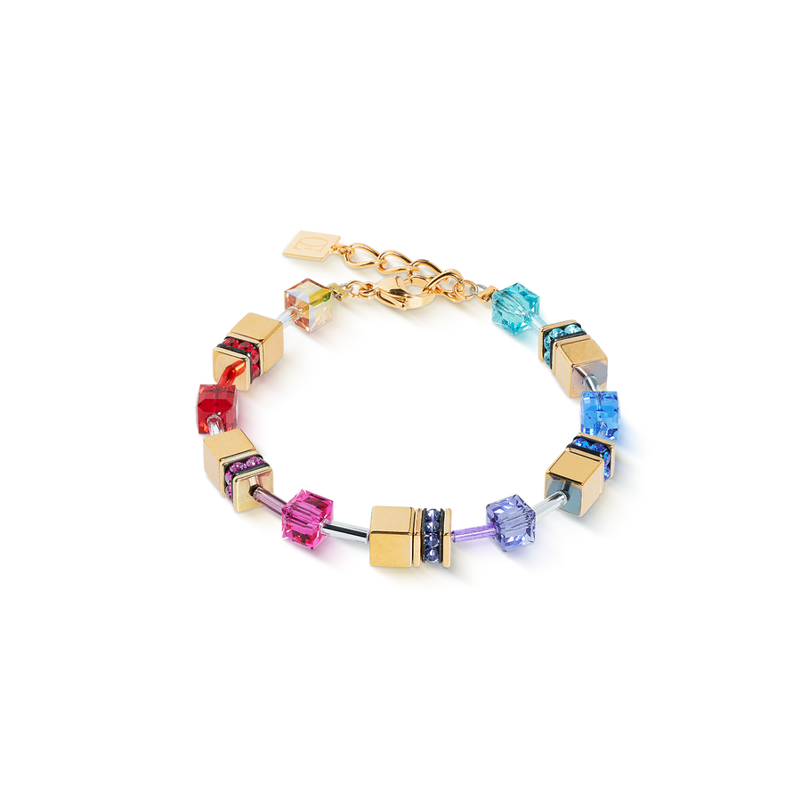 Bracciale GeoCUBE® Iconic Metallic rainbow-oro