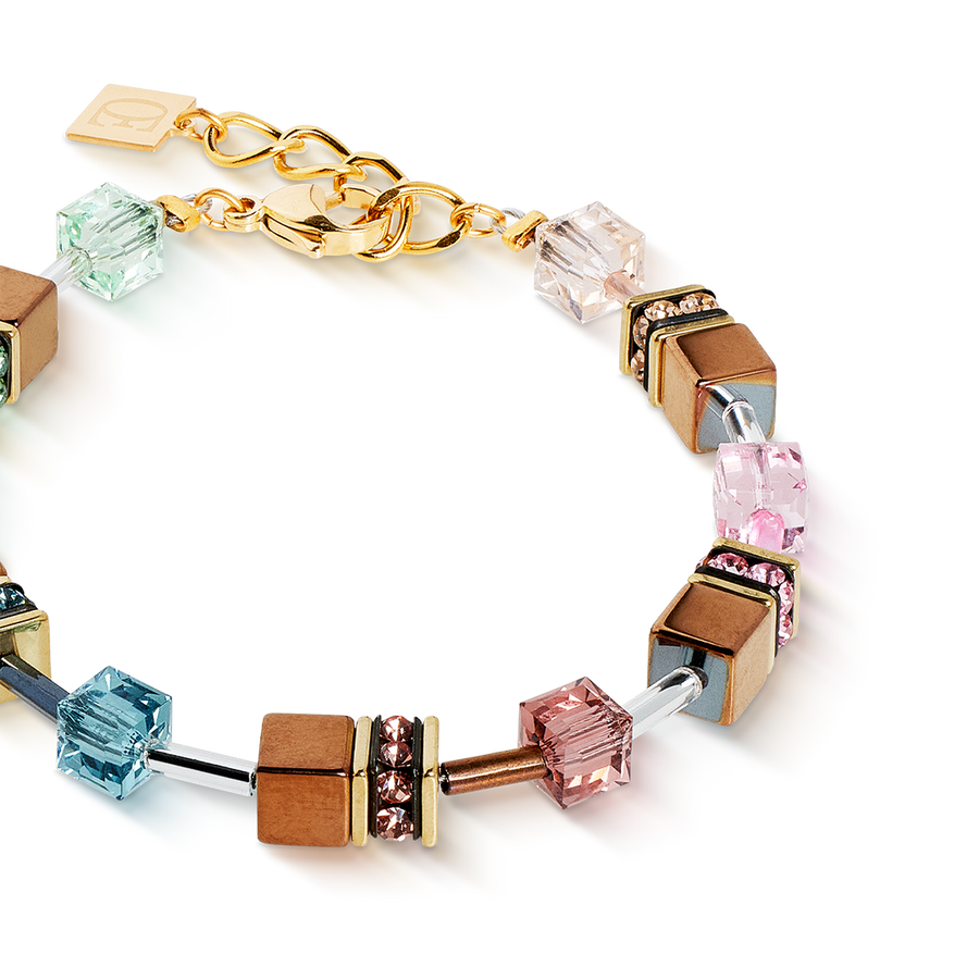 Bracciale GeoCUBE® Iconic Metallic Art Nouveau oro