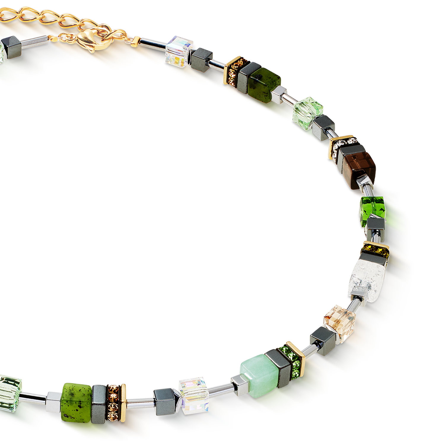 Collana GeoCUBE® Precious Motion Forest Light oro