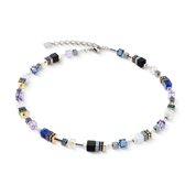 Collana GeoCUBE® Precious Motion Blue Moon Bicolore