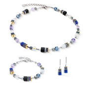 Collana GeoCUBE® Precious Motion Blue Moon Bicolore