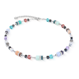 Collana GeoCUBE® Precious Motion Sorbet argento