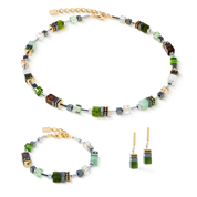 Orecchini GeoCUBE® Precious Motion Forest Light oro