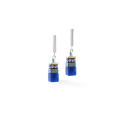 Orecchini GeoCUBE® Precious Motion Blue Moon Bicolore