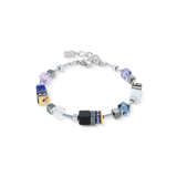 Bracciale GeoCUBE® Precious Motion Blue Moon Bicolore