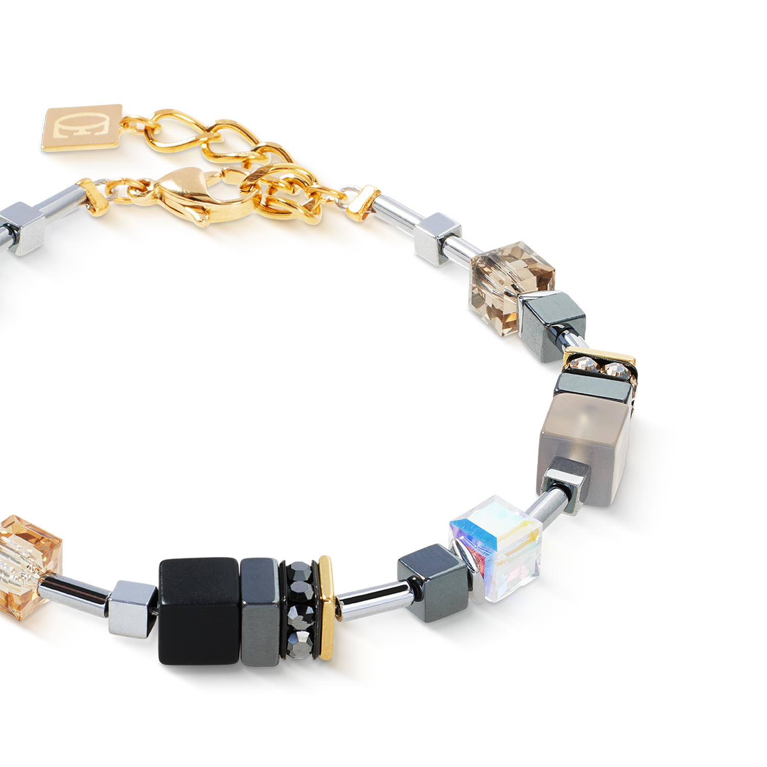 Bracciale GeoCUBE® Precious Motion Stone Whisper oro