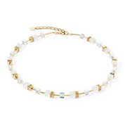 Collana GeoCUBE® Iconic Nature oro-bianco