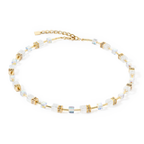 Collana GeoCUBE® Iconic Nature oro-bianco