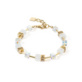 Bracciale GeoCUBE® Iconic Nature oro-bianco