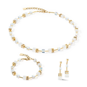 Bracciale GeoCUBE® Iconic Nature oro-bianco