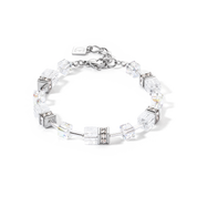 Bracciale GeoCUBE® Iconic Nature bianco argento