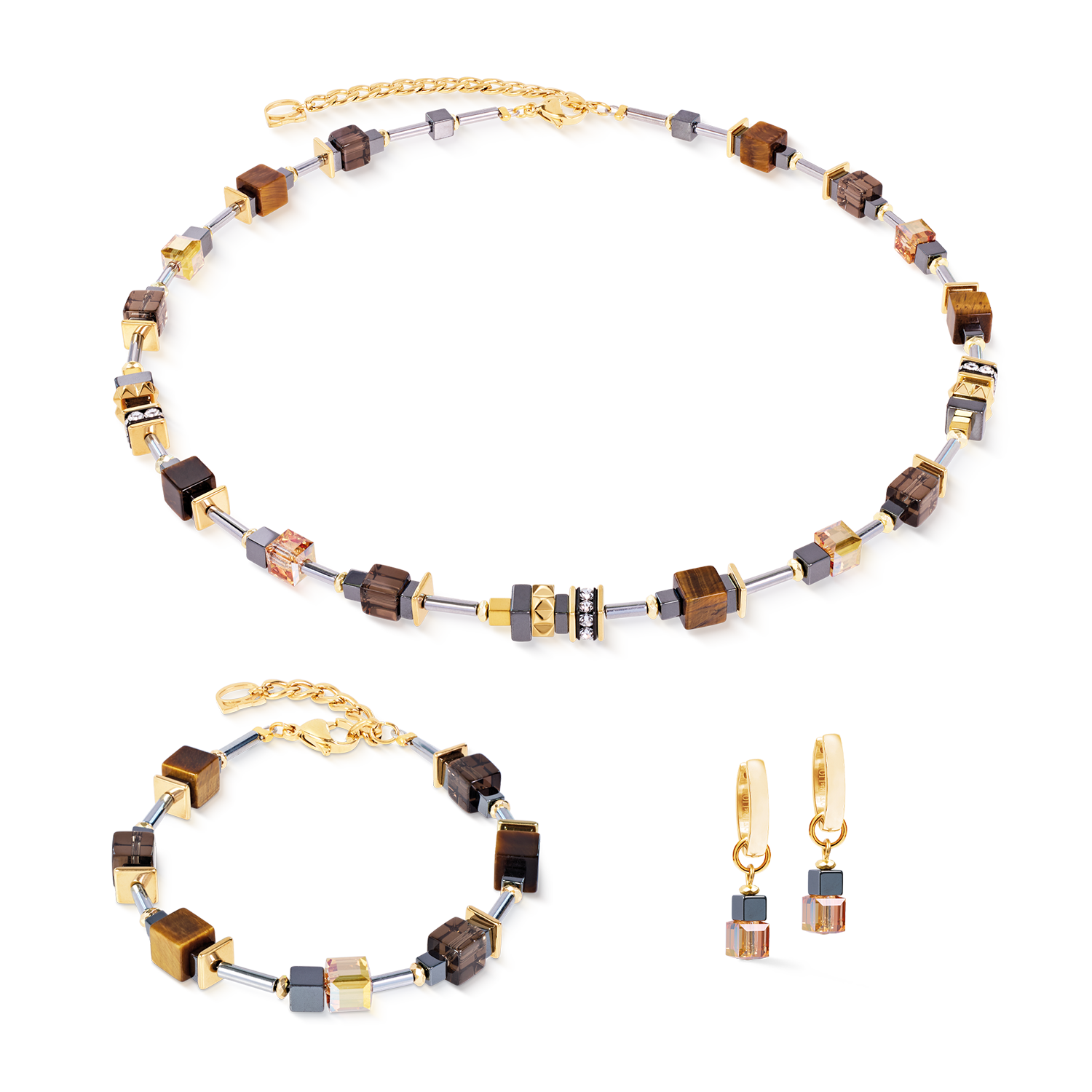 Bracciale Cube Duet Earth oro