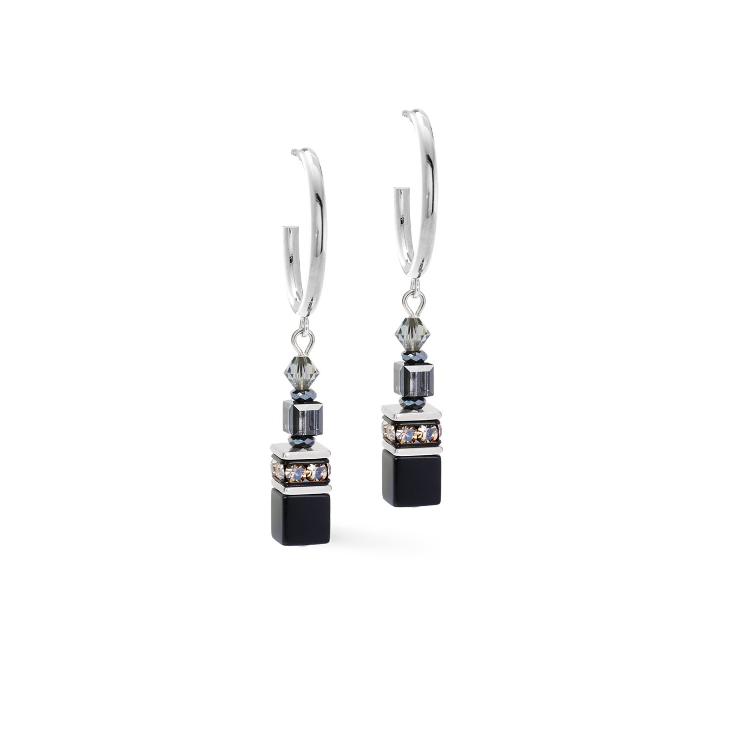 Creole GeoCUBE® Fusion Winter argento-nero