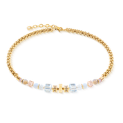 Collana Cube Nexus oro-pastello