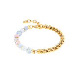Bracciale Cube Nexus oro-pastello