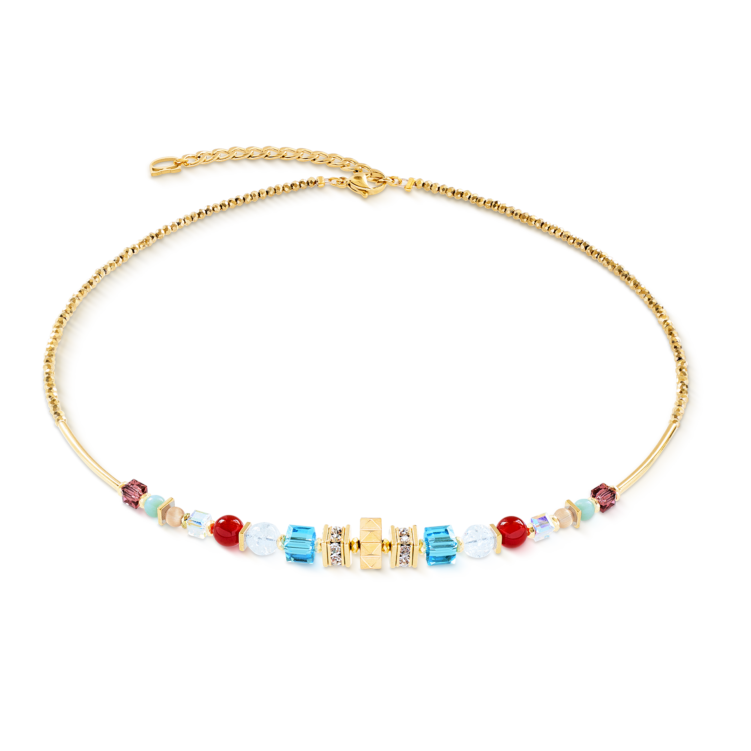 Collana Shape Mix Nexus oro-multicolore
