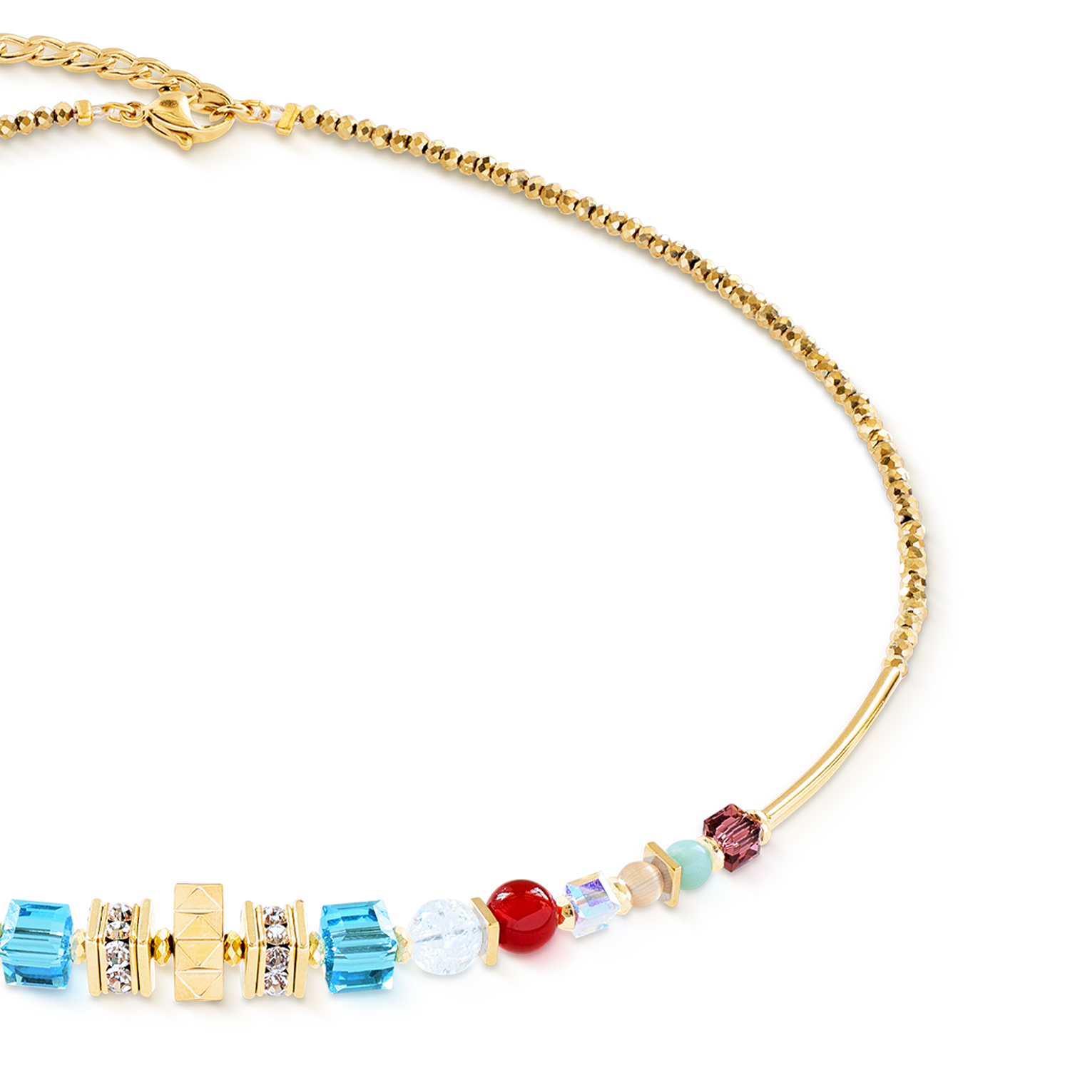 Collana Shape Mix Nexus oro-multicolore