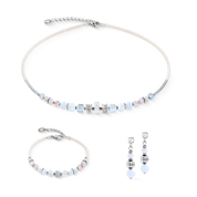 Orecchini Shape Mix Nexus argento-pastello
