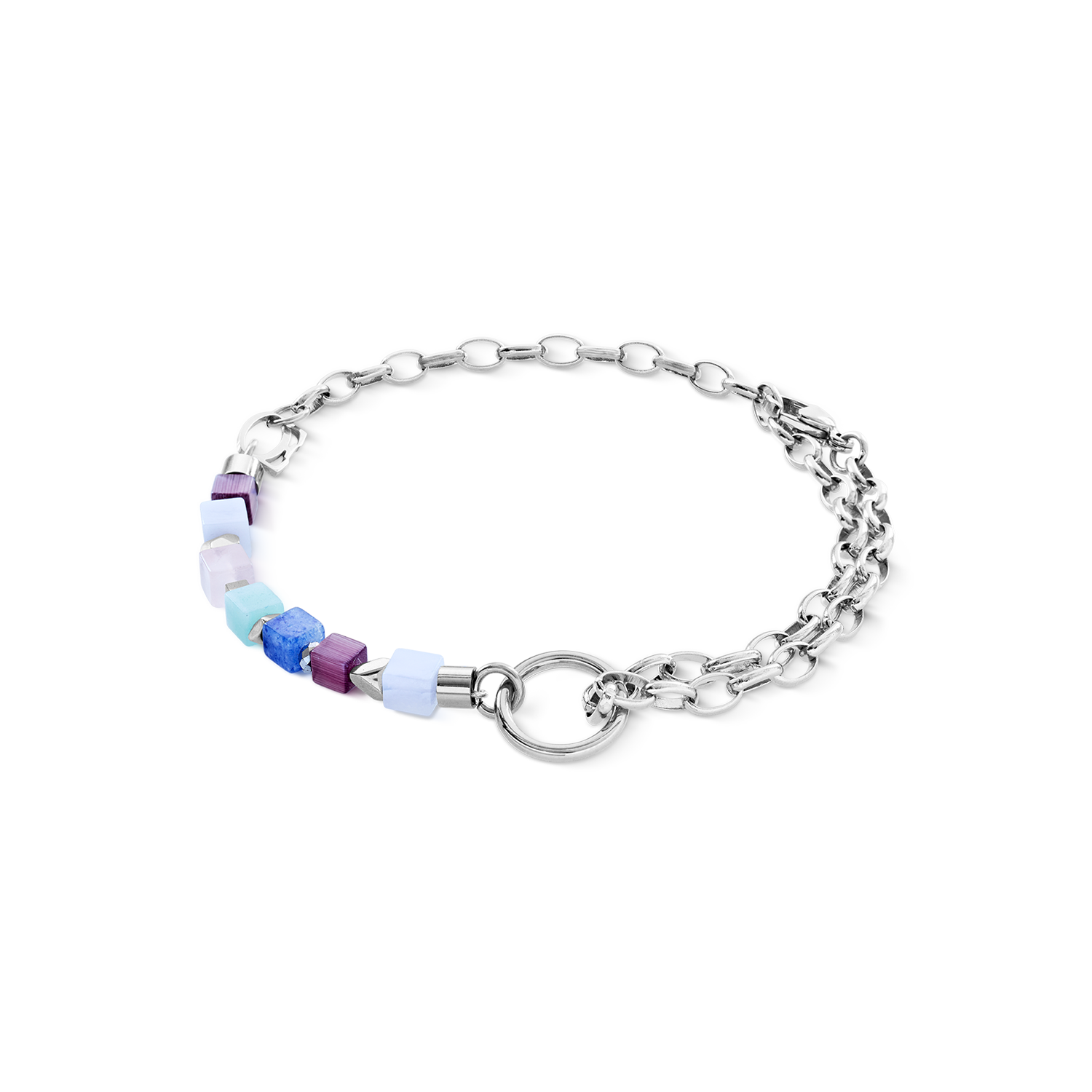 Bracciale Cube Mosaic Lumina argento