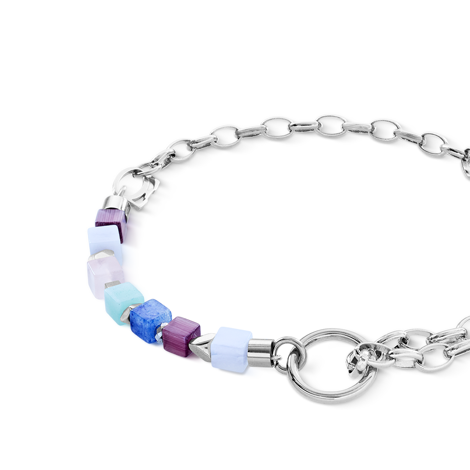 Bracciale Cube Mosaic Lumina argento