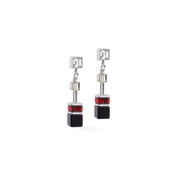 Orecchini GeoCUBE® Iconic Wave Urban argento