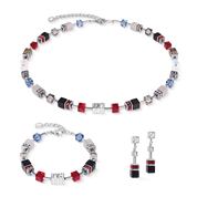Orecchini GeoCUBE® Iconic Wave Urban argento