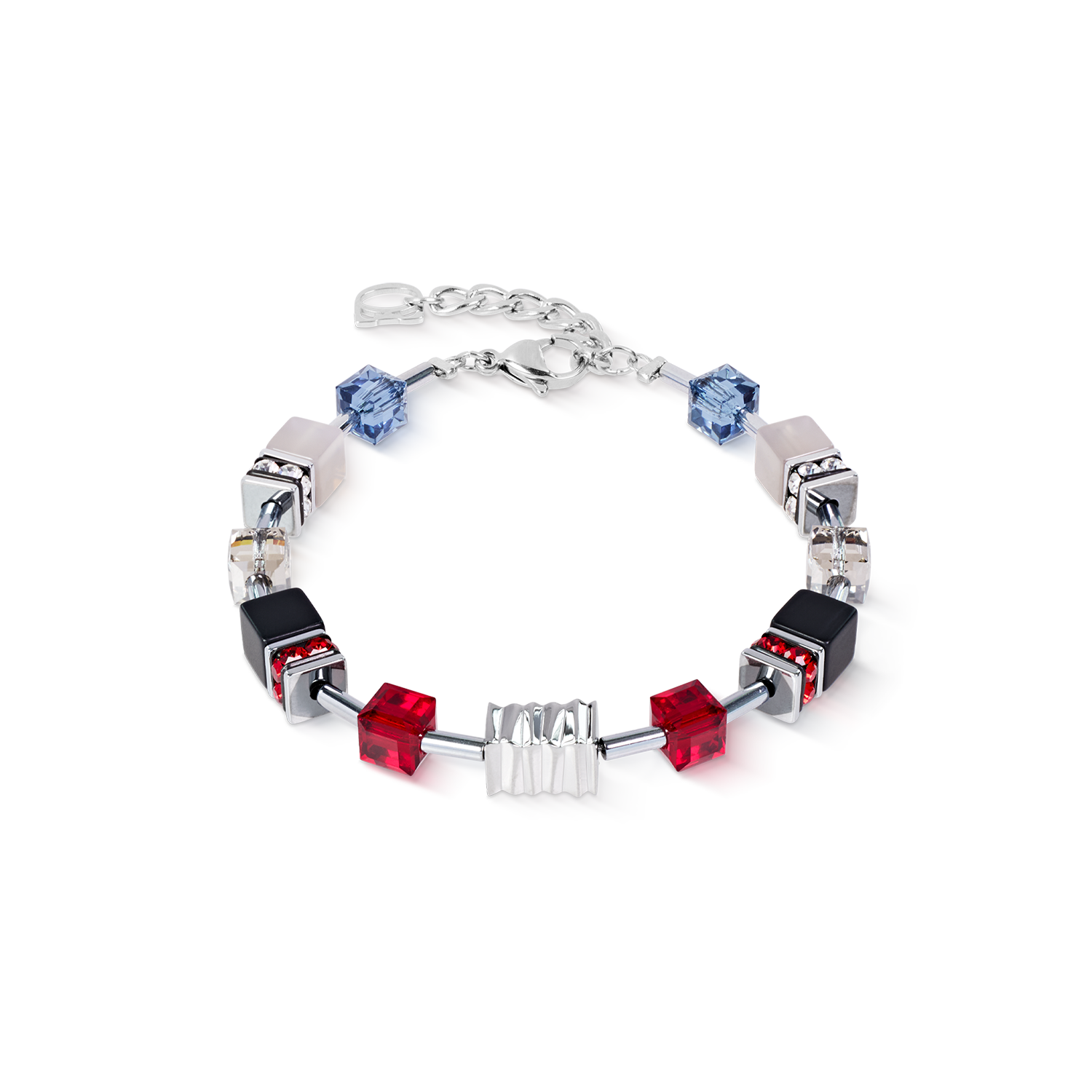 Bracciale GeoCUBE® Iconic Wave Urban argento