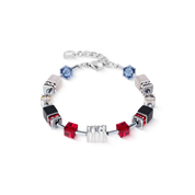 Bracciale GeoCUBE® Iconic Wave Urban argento