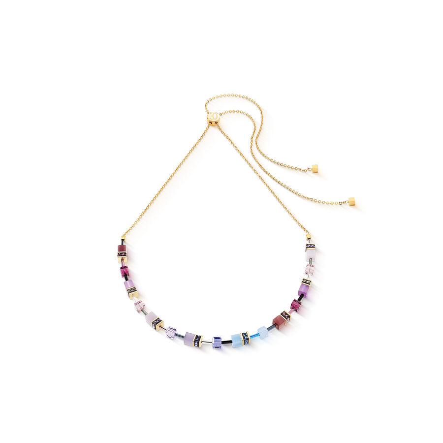 Collana GeoCUBE® Iconic Chain Mystic Orchid oro