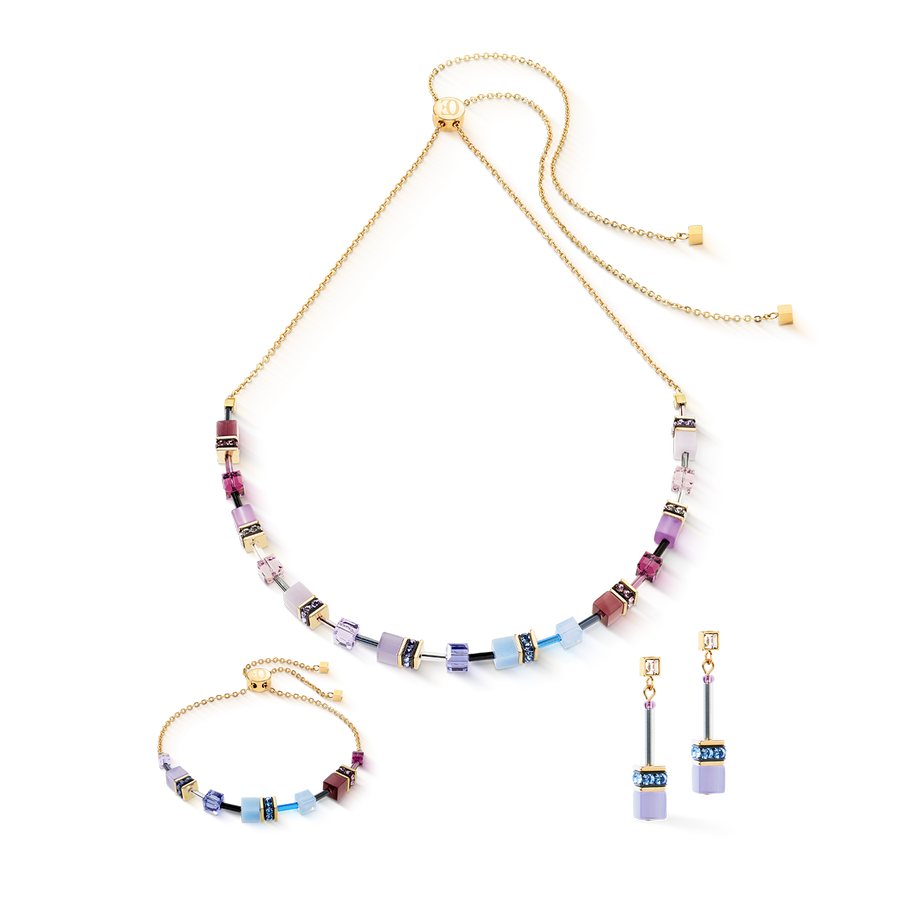Collana GeoCUBE® Iconic Chain Mystic Orchid oro