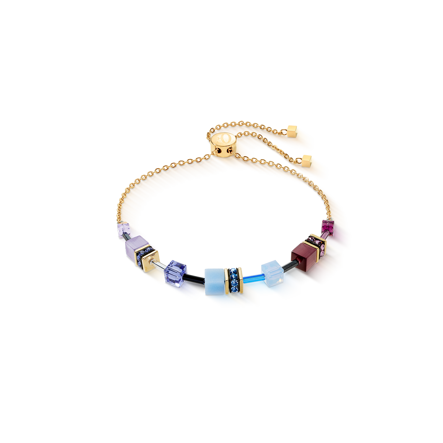 Bracciale GeoCUBE® Iconic Chain Mystic Orchid oro