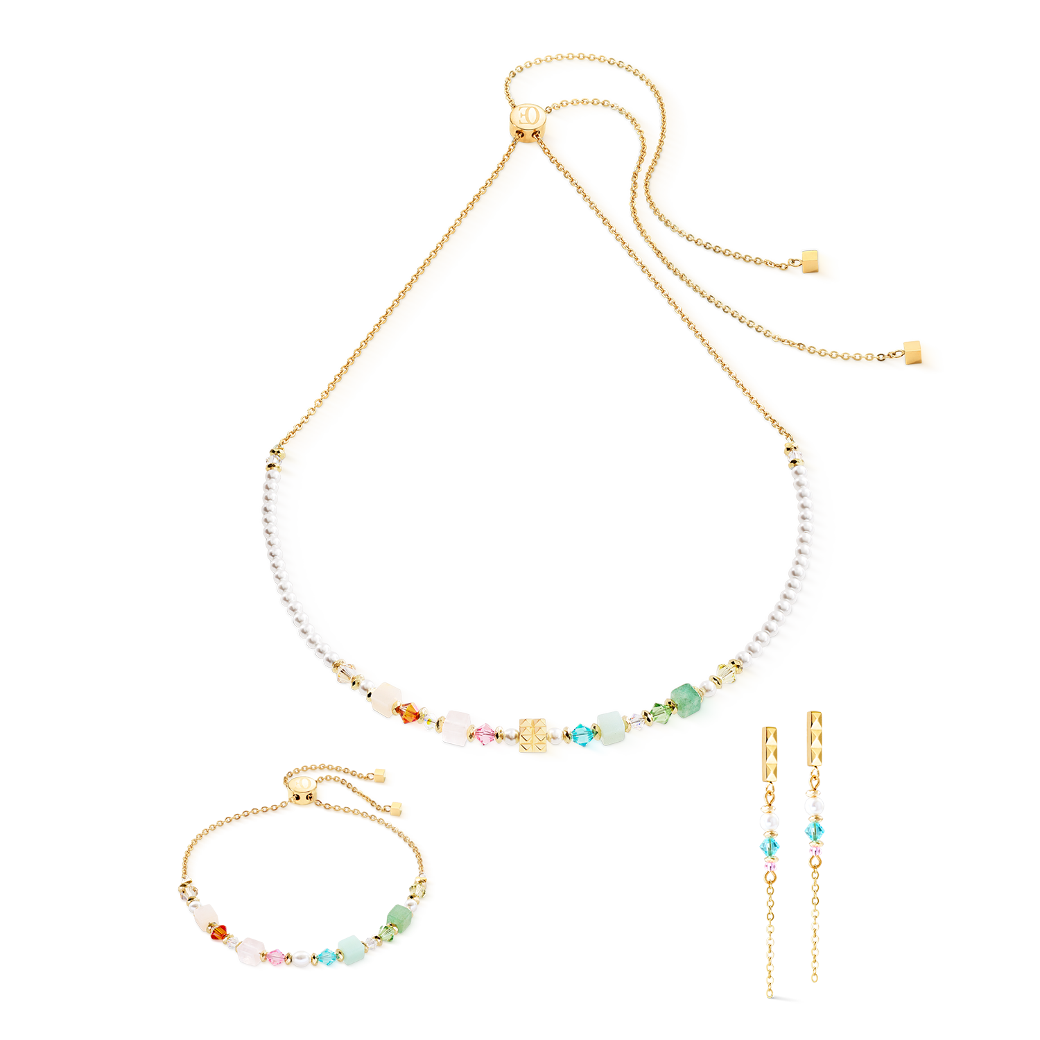 Collana Cube Princess Fusion Blossom oro
