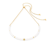 Collana Slider Pearl Spike oro