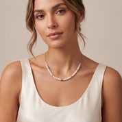 COEUR DE LION Collana Slider Pearl Spike oro – indossato
