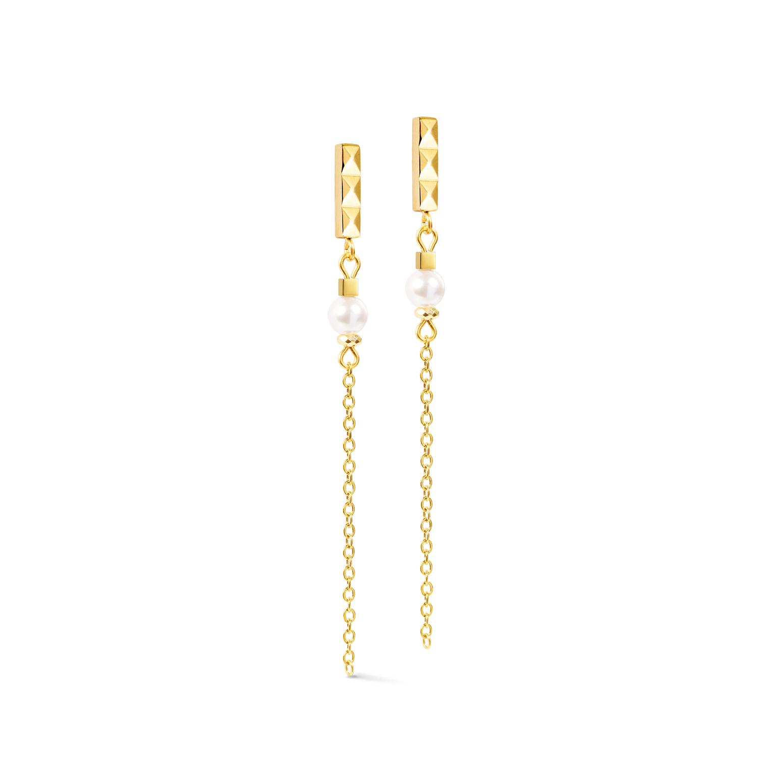 Orecchini Slider Pearl Spike oro