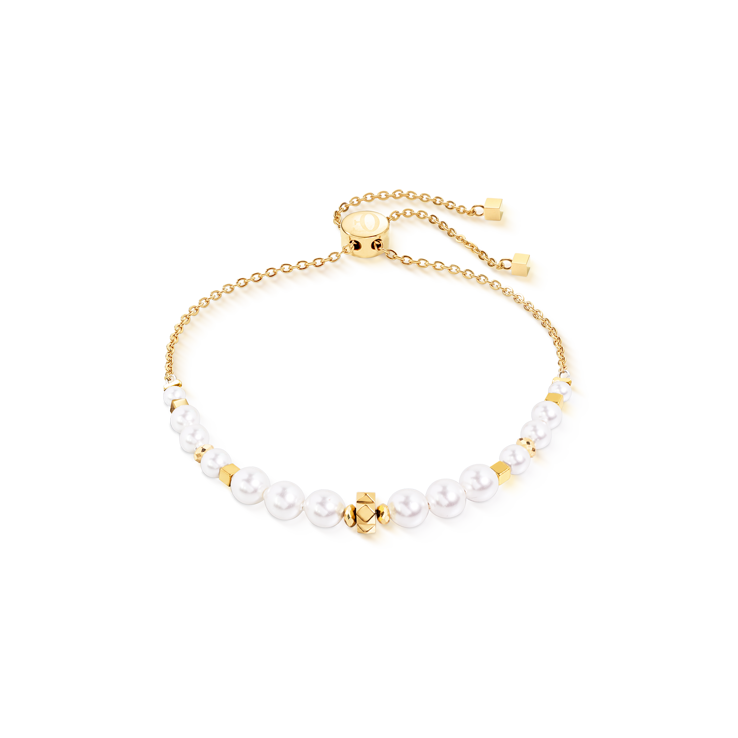 Bracciale Slider Pearl Spike oro