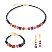 Bracciale Cube Mix Precious Berry oro