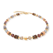 Collana GeoCUBE® Precious Statement golden Blush