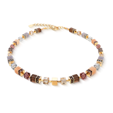 Collana GeoCUBE® Precious Statement golden Blush