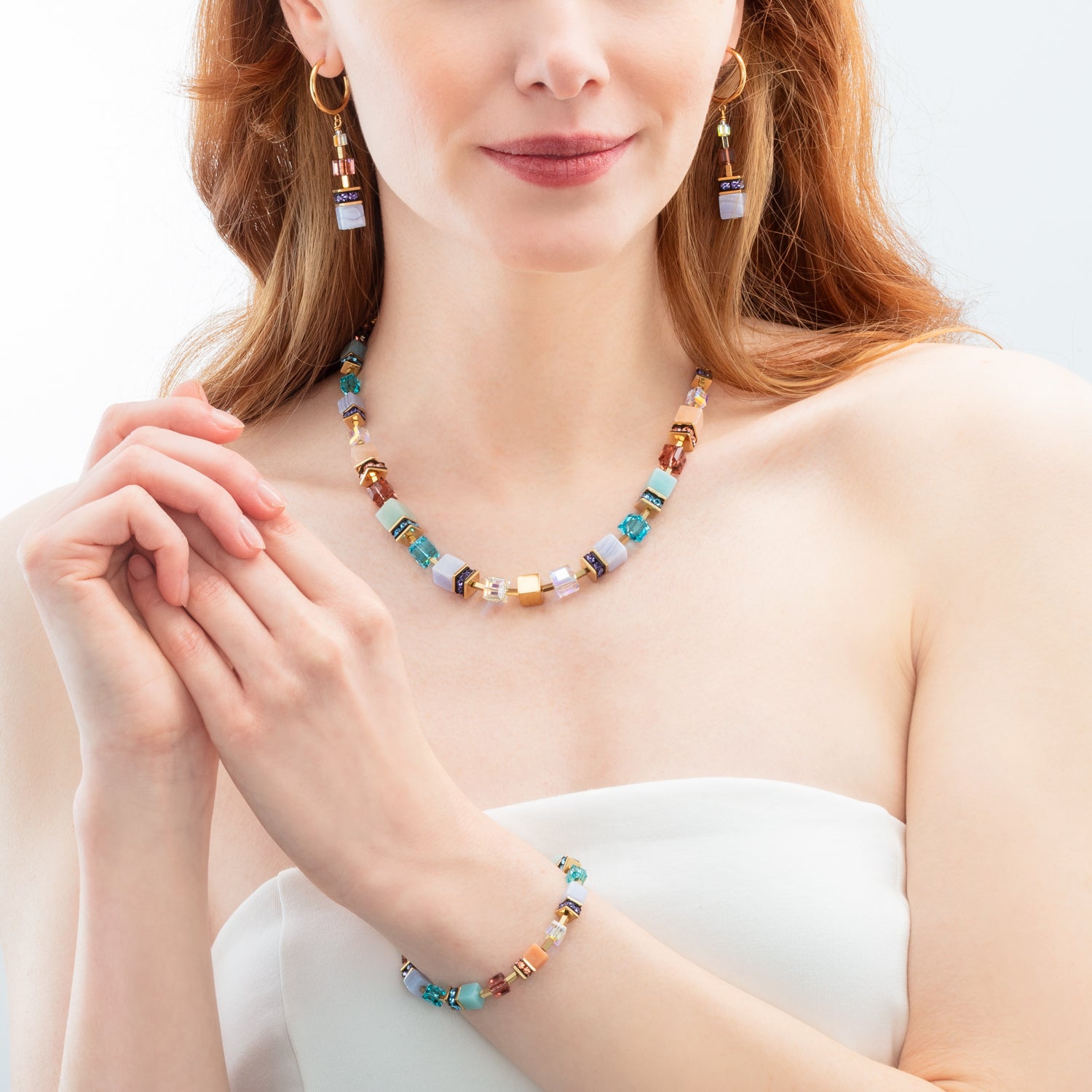 Collana GeoCUBE® Precious Statement Art Nouveau