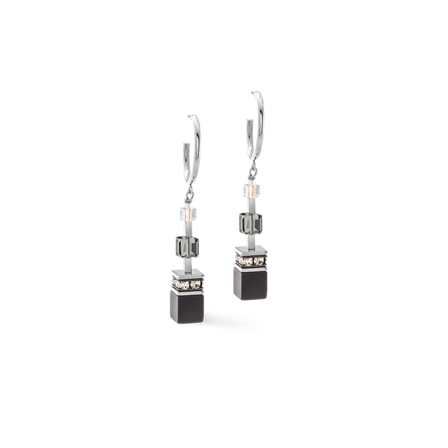 Orecchini GeoCUBE® Precious Statement Crystal Shadow