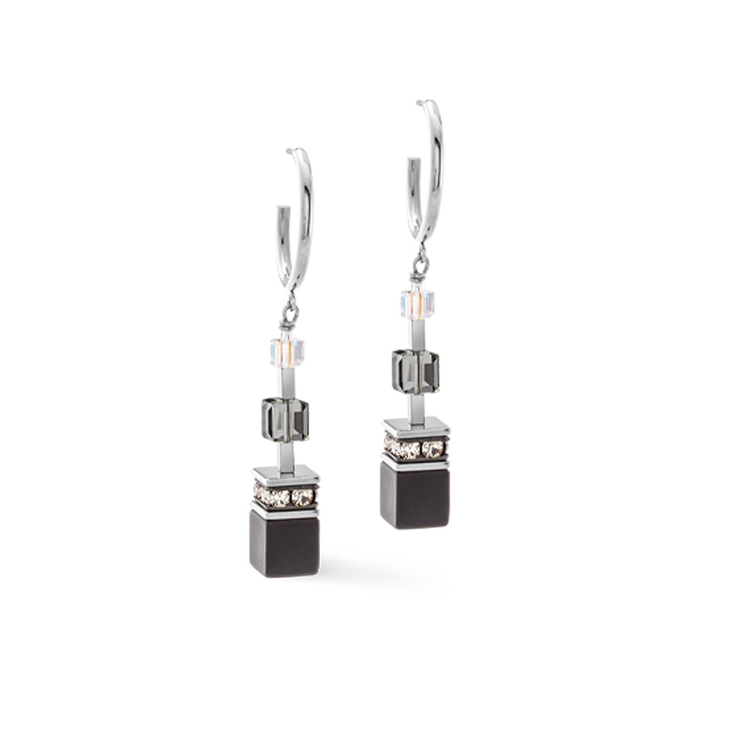 Orecchini GeoCUBE® Precious Statement Crystal Shadow