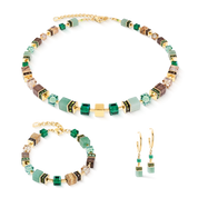 Bracciale GeoCUBE® Precious Statement Emerald Garden