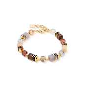 BraccialeGeoCUBE® Precious Statement golden Blush