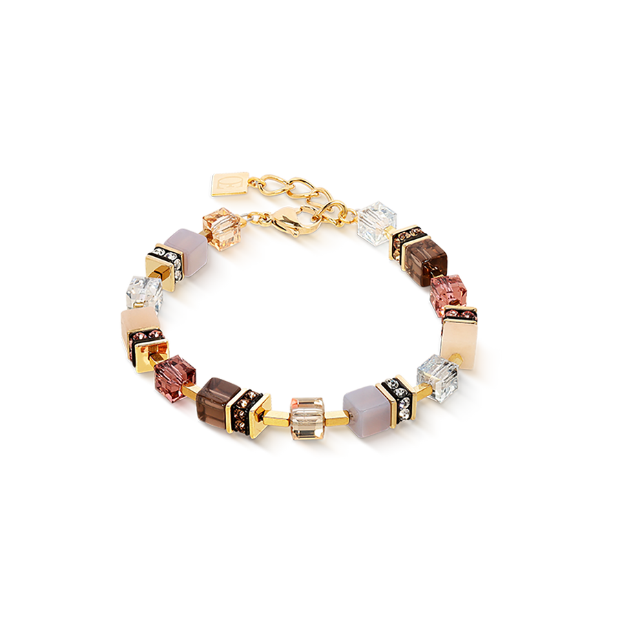 BraccialeGeoCUBE® Precious Statement golden Blush